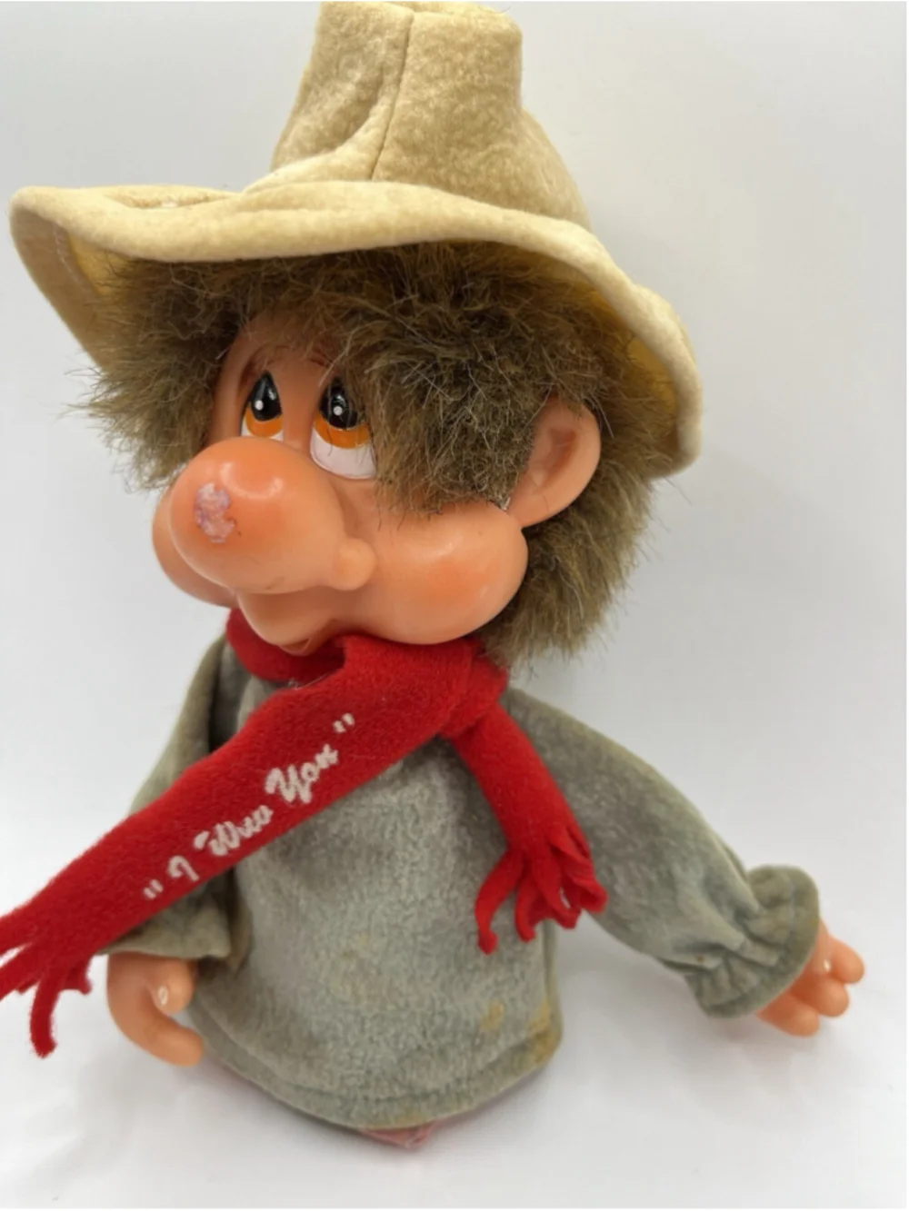 Vintage 1982 Applause Wadsworth Hobo Thumb Sucker Doll Plush With Tag 1980's Toy